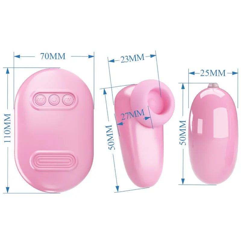 PRETTY LOVE - MAGIC BOX VIBRATIONSKUGEL & ROSA STIMULATOR - Vanelion Paradise