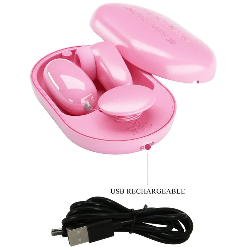 PRETTY LOVE - MAGIC BOX VIBRATIONSKUGEL & ROSA STIMULATOR - Vanelion Paradise