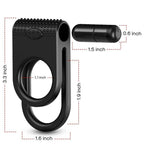 ARMONY - TWINS DOPPEL-VIBRATORRING FÜR PAARE SCHWARZ - Vanelion Paradise