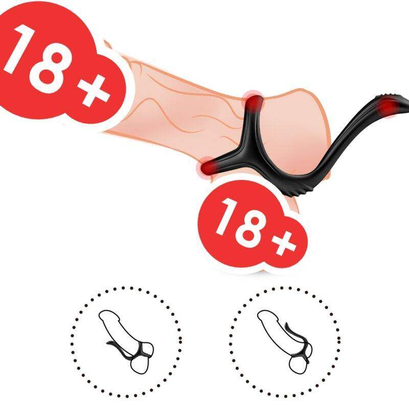 ARMONY - TREASURE DOPPELTER ANALRING SCHWARZ - Vanelion Paradise