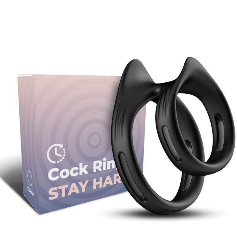ARMONY - DUALRING DOPPELTER ELASTISCHER RING SCHWARZ - Vanelion Paradise