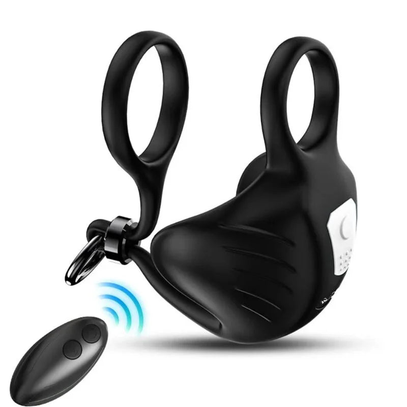 ARMONY - MANTA SCROTUM VIBRATOR RING FERNBEDIENUNG SCHWARZ - Vanelion Paradise