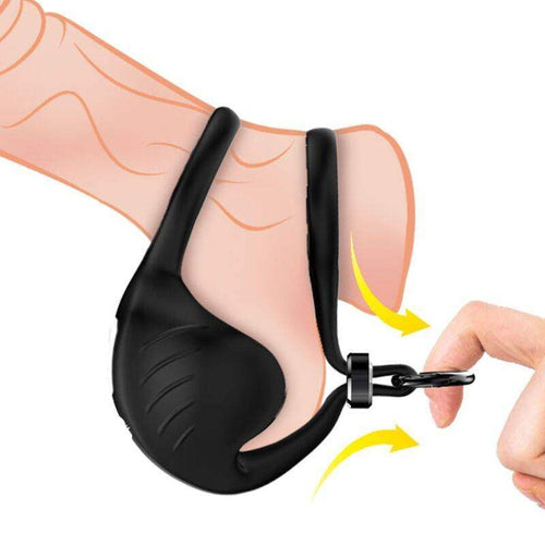ARMONY - MANTA SCROTUM VIBRATOR RING SCHWARZ - Vanelion Paradise