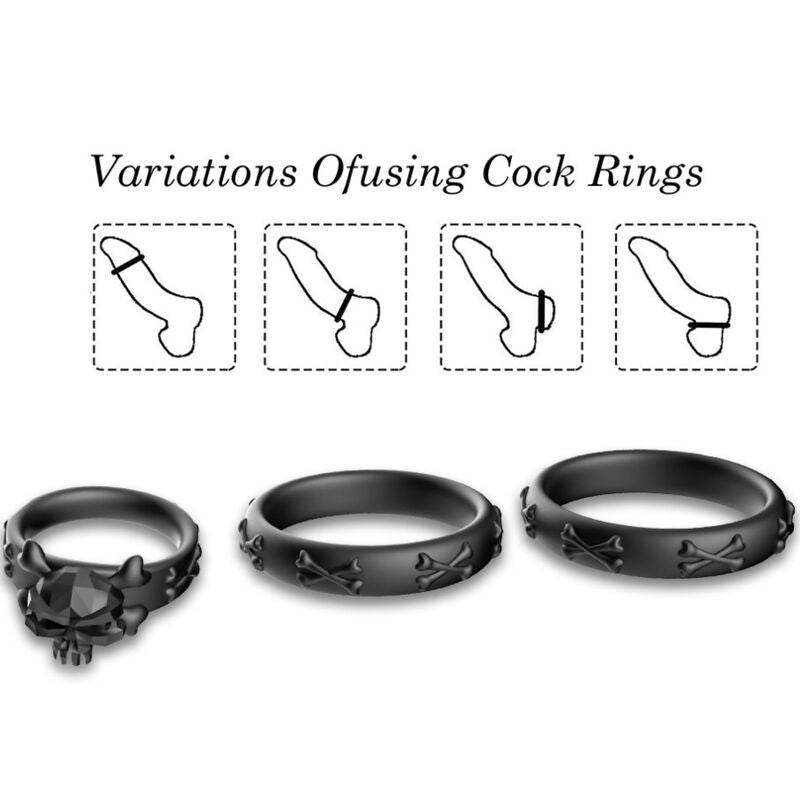 ARMONY - RINGE CALAVERA SILIKON SCHWARZ - Vanelion Paradise