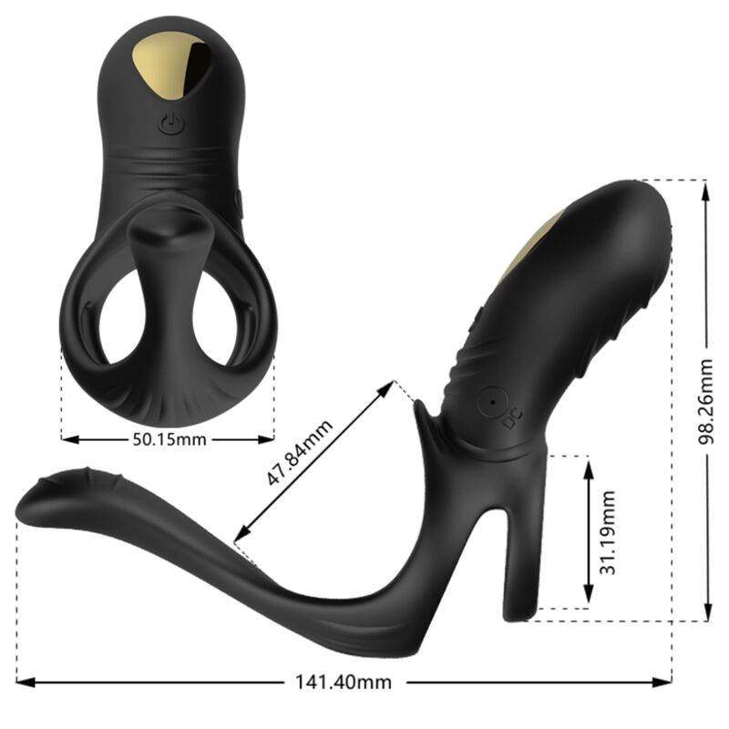 ARMONY - JOY JUMPER RINGVIBRATOR FÜR PAARE & ANALPLUG FERNBEDIENUNG SCHWARZ - Vanelion Paradise