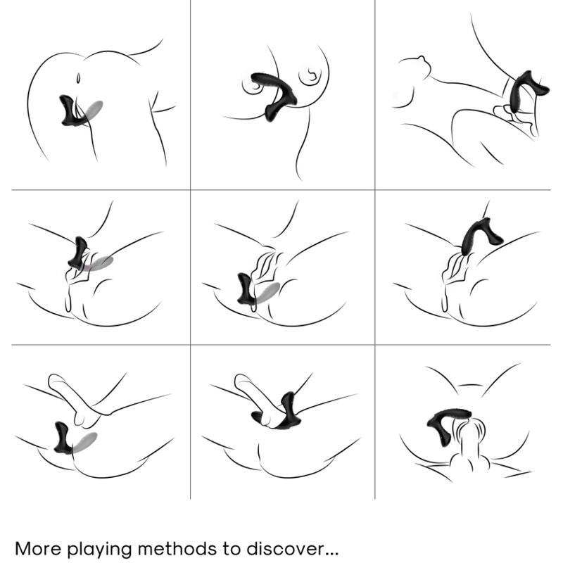 ARMONY - STORM VIBRATOR ANAL PROSTATA & STECKER FERNBEDIENUNG SCHWARZ - Vanelion Paradise