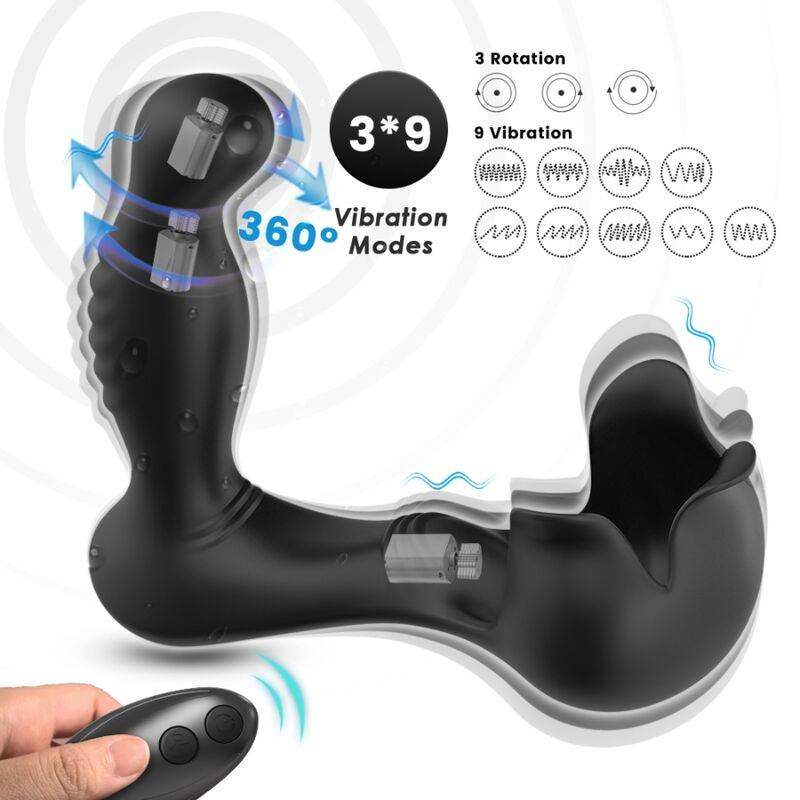 ARMONY - SURROUND VIBRATOR ANAL & STIMULATOR HODEN FERNBEDIENUNG SCHWARZ - Vanelion Paradise