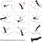 ARMONY - DILDO VIBRATOR & ANAL PLUG FERNBEDIENUNG SCHWARZ - Vanelion Paradise
