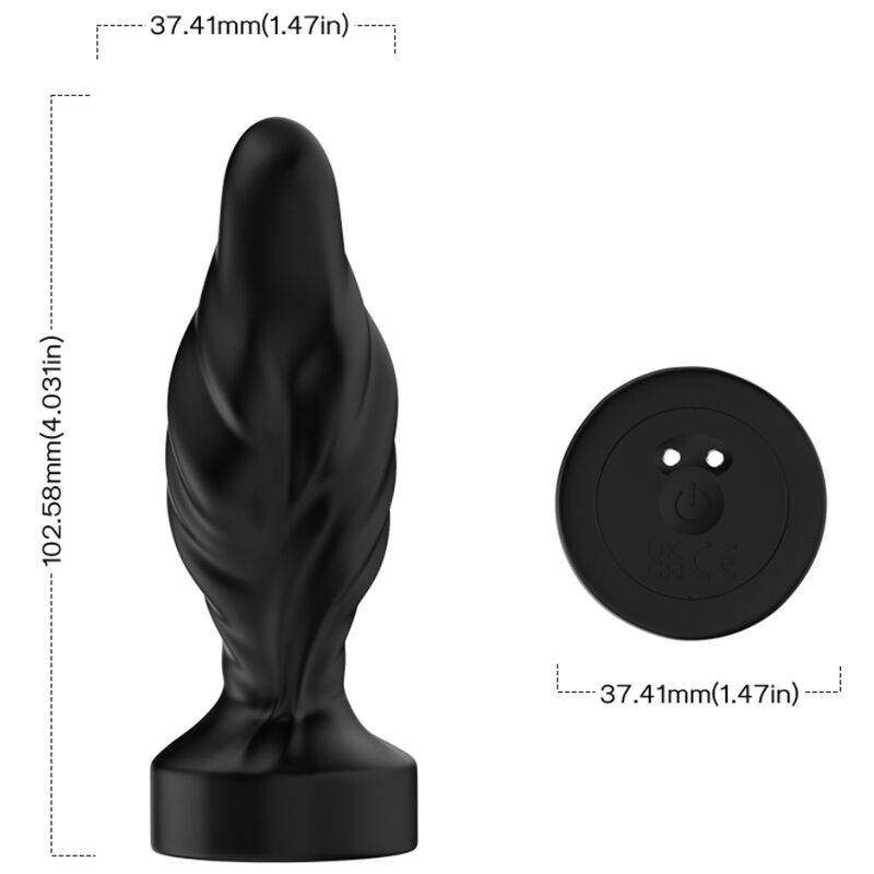 ARMONY Duo: Vibrator & Analplug mit Fernbedienung – Schwarz - Vanelion Paradise