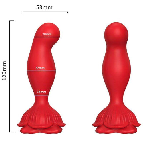 ARMONY - ROSA VIBRATOR & ANALPLUG FERNBEDIENUNG ROT - Vanelion Paradise