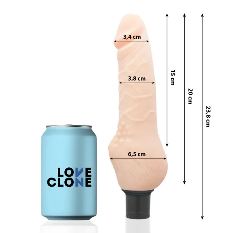 LOVECLONE - DAVEN SELBSTSCHMIERUNG REALISTISCH 23.8 CM -O- 3.8 CM - Vanelion Paradise
