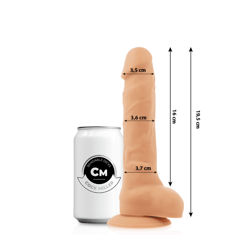 COCK MILLER - SILIKON-DICHTE ARTIKULIERBARES COCKSIL 19,5 CM - Vanelion Paradise