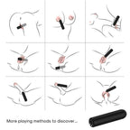 ARMONY - WARHEAD VIBRATOR BULLET FERNBEDIENUNG SCHWARZ 2 CM X 8.8 CM - Vanelion Paradise