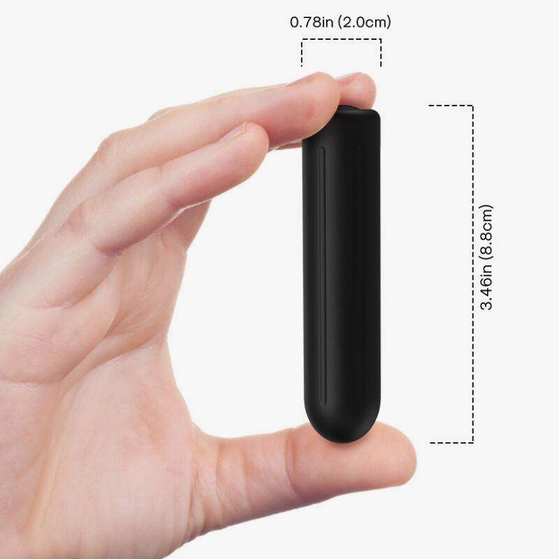 ARMONY - WARHEAD VIBRATOR BULLET FERNBEDIENUNG SCHWARZ 2 CM X 8.8 CM - Vanelion Paradise