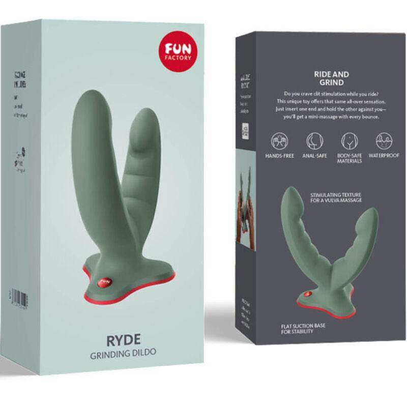 FUN FACTORY - RYDE DOPPELDILDO & MASSAGER GRÜN - Vanelion Paradise
