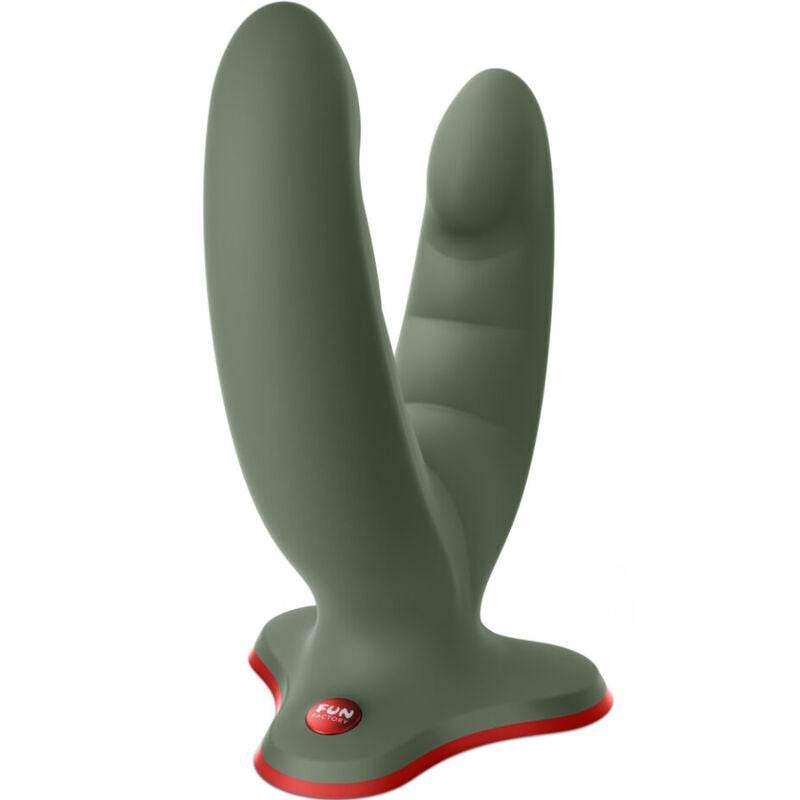FUN FACTORY - RYDE DOPPELDILDO & MASSAGER GRÜN - Vanelion Paradise