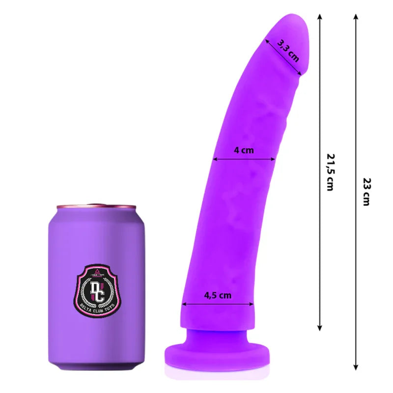 DELTA CLUB - TOYS LILA DILDO MEDIZINISCHES SILIKON 23 CM -O- 4.5 CM - Vanelion Paradise