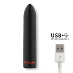 ONINDER - BERLIN BULLET VIBRATOR SCHWARZ 9 MODI 8,5 X 2 CM - KOSTENLOSE APP - Vanelion Paradise