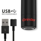 ONINDER - BERLIN BULLET VIBRATOR SCHWARZ 9 MODI 8,5 X 2 CM - KOSTENLOSE APP - Vanelion Paradise
