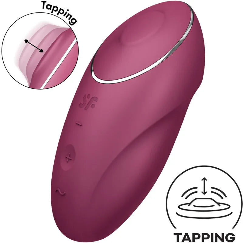 Satisfyer Tap & Climax 1 – Auflegevibrator mit Klopffunktion - Vanelion Paradise
