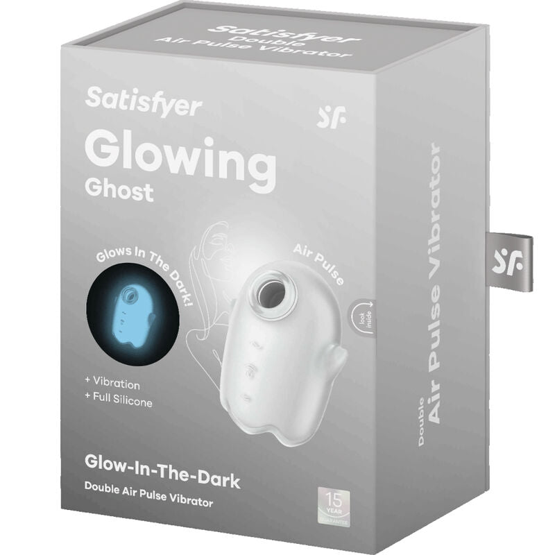 SATISFYER - GLOWING GHOST AIR PULSE & VIBRATOR GELB