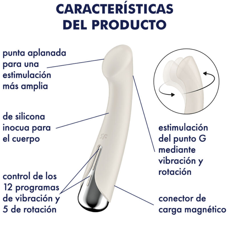 SATISFYER - SPINNING G-SPORT 1 ROTATOR VIBRATOR ROT