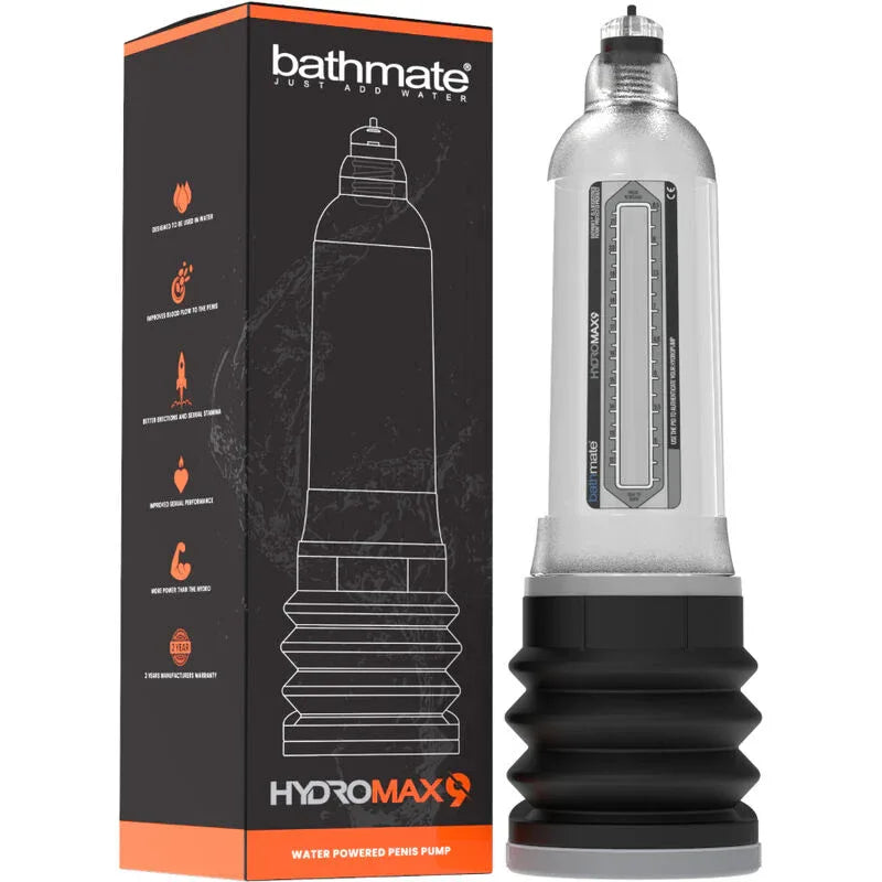 BATHMATE - HYDROMAX 9 TRANSPARENTE PENIS-ERHÖHUNGSPUMPE - Vanelion Paradise
