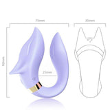 ARMONY - FOX VIBRATOR FÜR PAARE, FERNBEDIENUNG, LILA - Vanelion Paradise