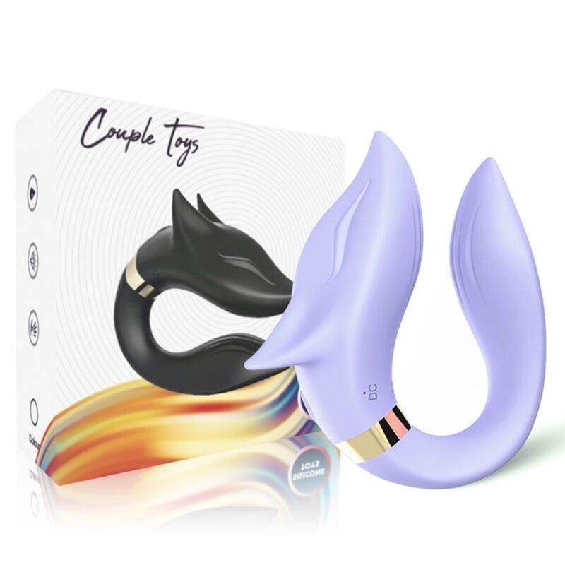 ARMONY - FOX VIBRATOR FÜR PAARE, FERNBEDIENUNG, LILA - Vanelion Paradise