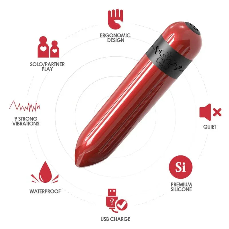 ARMONY - RAKETENVIBRATOR BULLET FERNBEDIENUNG FUCHSIA - Vanelion Paradise