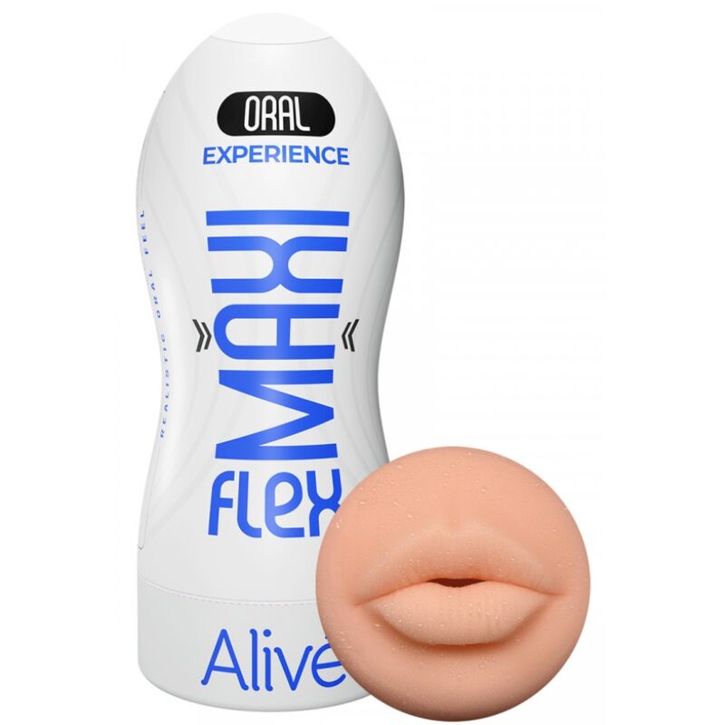 ALIVE - MAXI FLEX MÄNNLICHER MASTURBADOR ORAL GRÖSSE L