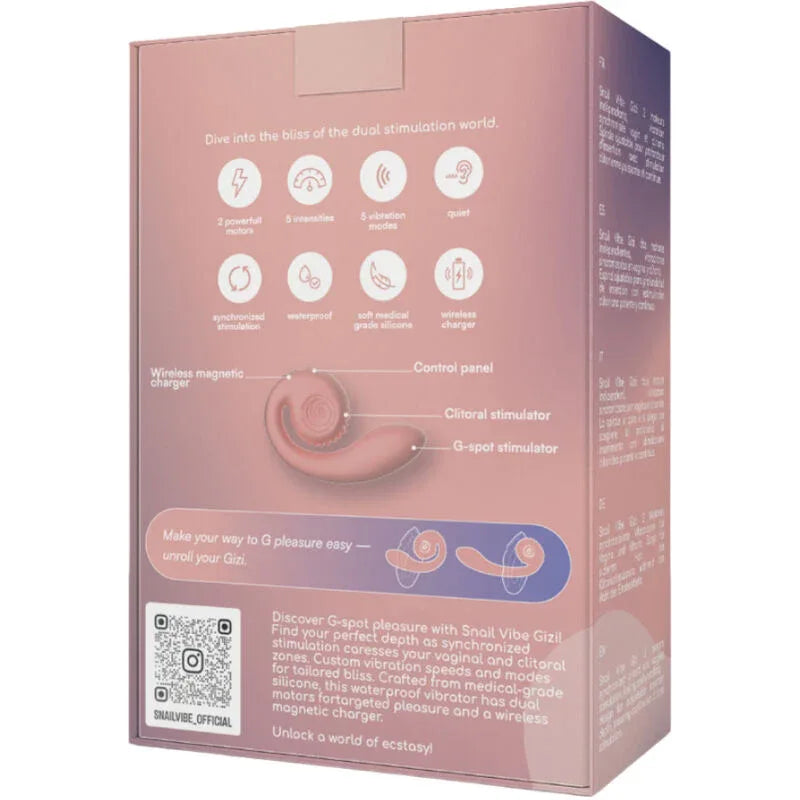 SNAIL VIBE - GIZI DUAL STIMULATOR - Vanelion Paradise