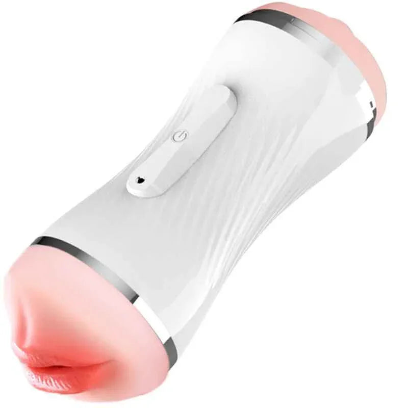 ARMONY - DOPPELTER VAGINA- UND MUNDVIBRATOR MASTURBATOR WEISS - Vanelion Paradise