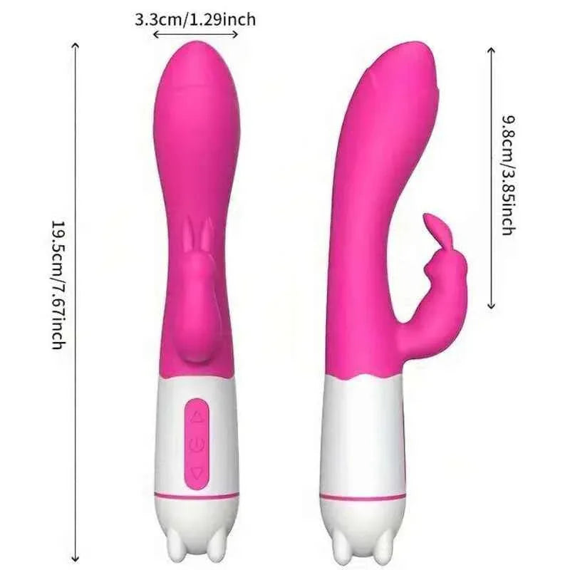 ARMONY  HAPPY VIBRATOR & STIMULATOR RABBIT FUCHSIA - Vanelion Paradise