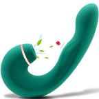 ARMONY - GRÜNER FLEXIBLER VIBRATOR & SAUGER - Vanelion Paradise