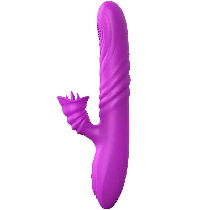 ARMONY - ANGELIA MULTIFUNKTIONSVIBRATOR MIT STIMULIERENDEM ZUNGENVIOLETTEN WRMEEFFEKT - Vanelion Paradise
