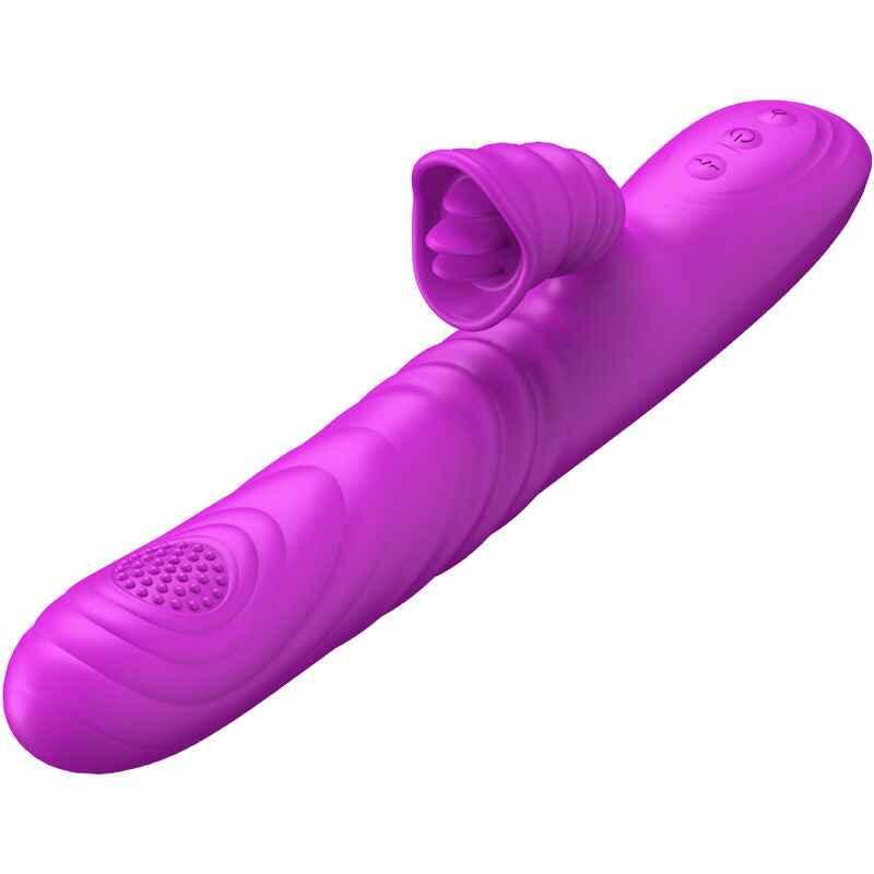 ARMONY - ANGELIA MULTIFUNKTIONSVIBRATOR MIT STIMULIERENDEM ZUNGENVIOLETTEN WRMEEFFEKT - Vanelion Paradise