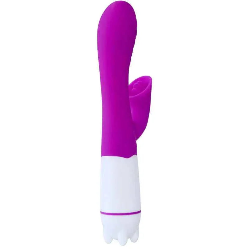 ARMONY - GLÜCKLICHER VIBRATOR & STIMULATOR MIT VIOLETTER WIEDERAUFLADBARER ZUNGE - Vanelion Paradise