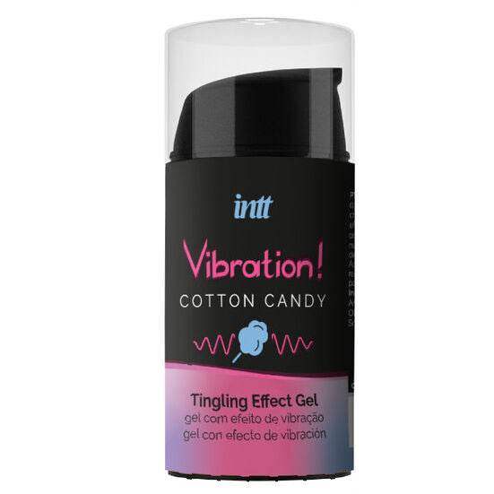 INTT - UNISEX VIBRIERENDES EFFEKTGEL COTTON CANDY 15 ML - Vanelion Paradise