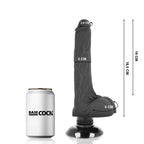 BASECOCK - REALISTISCHER VIBRATOR 2-1 NATÜRLICH 18.5 CM -O- 4 CM - Vanelion Paradise