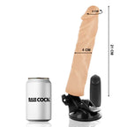 BASECOCK - REALISTISCHER VIBRATOR MIT FERNBEDIENUNG NATÜRLICHER 21 CM -O- 4 CM - Vanelion Paradise