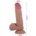 PRETTY LOVE - SLIDING SKIN SERIES REALISTISCHER DILDO MIT SLIDING SKIN SAUGNAPFLEISCH 20,5 CM - Vanelion Paradise