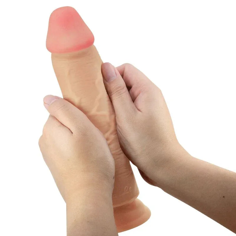 PRETTY LOVE - SLIDING SKIN SERIES REALISTISCHER DILDO MIT SLIDING SKIN SAUGNAPFLEISCH 23,4 CM - Vanelion Paradise