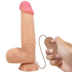PRETTY LOVE - SLIDING SKIN SERIES REALISTISCHER DILDO MIT SLIDING SKIN FERNBEDIENUNG SAUGNAPFLEISCH 21,8 CM - Vanelion Paradise
