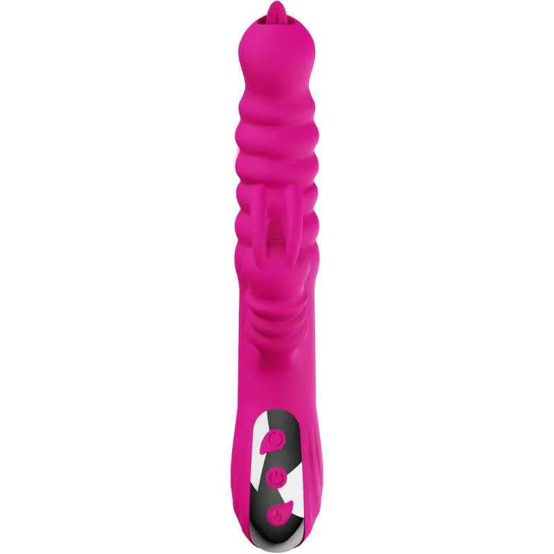 ARMONY - RABBIT DOPPELZUNGE MULTIFUNKTIONSVIBRATOR FUCHSIA WRMEEFFEKT - Vanelion Paradise