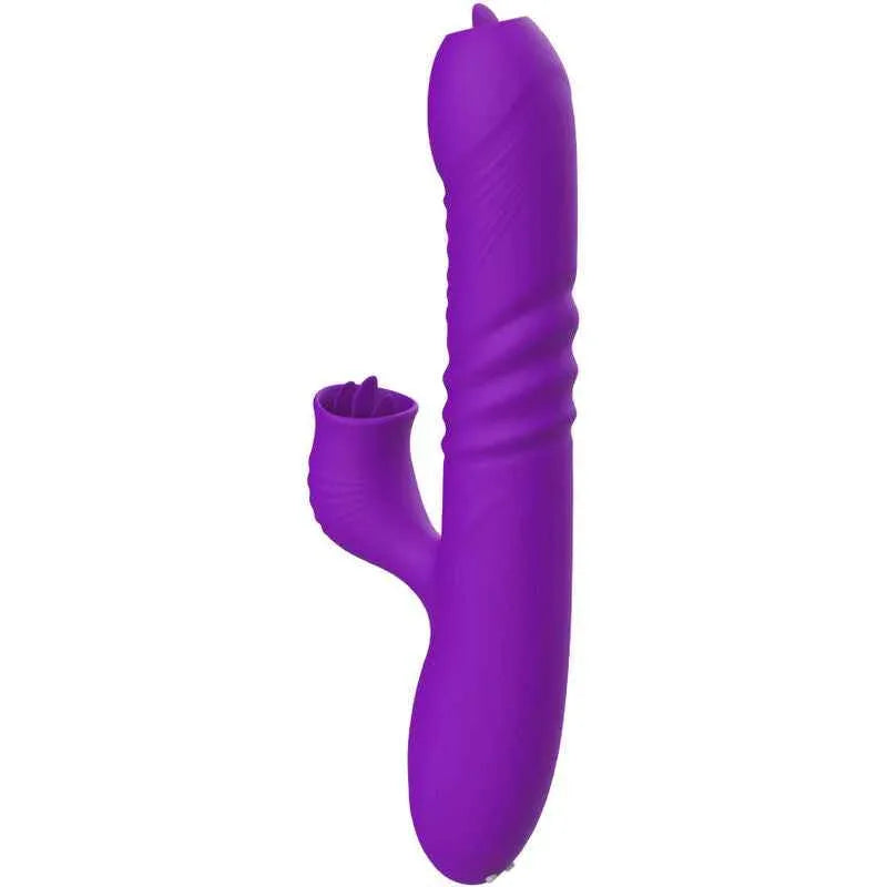 ARMONY - VOLLSTNDIGER G-PUNKT-KANINCHENVIBRATOR MIT STIMULIERENDEM ZUNGENVIOLETTEN WRMEEFFEKT - Vanelion Paradise