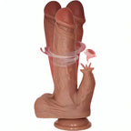 ARMONY - REALISTISCHER VIBRATOR & STOßDILDO MIT ZUNGENSTIMULATOR-WRMEEFFEKT 22 CM - Vanelion Paradise