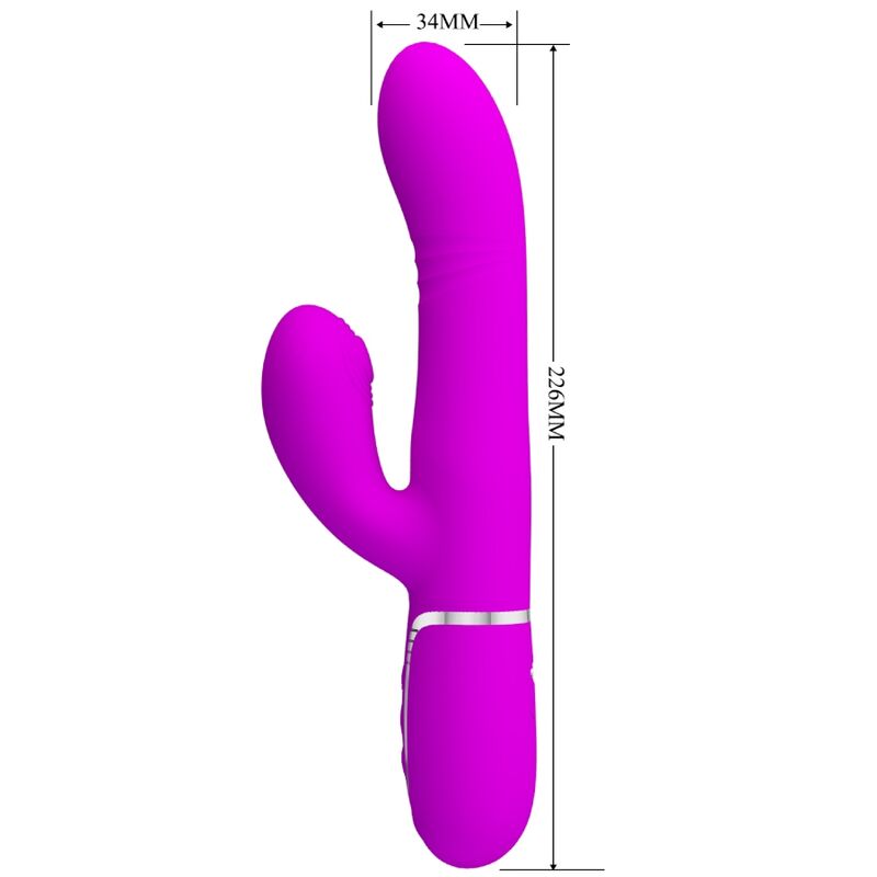 PRETTY LOVE - MULTIFUNKTIONS-G-SPOT-VIBRATOR FUCHSIA