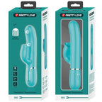 PRETTY LOVE - KANINCHENVIBRATOR MIT LECKENDEM AQUAGRÜN - Vanelion Paradise