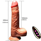 ARMONY - REALISTISCHER DILDO-VIBRATOR MIT FERNBEDIENUNG 22.5 CM - Vanelion Paradise